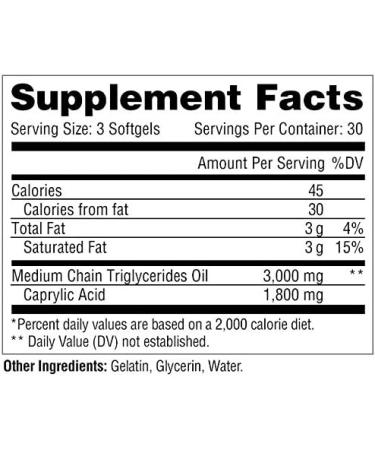 Metabolic Nutrition Mct 3000 (90 Caps) 90 count - Buy Online on GoSupps.com