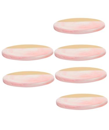 3pcs Nail Art Palette Color Mixing Tray Nail Mixing Plate Gold Nail Polish Nail Art Paint Boards Paint Pallets Nail Tools for Nail Art Marble Nail Stand Pink Manicure Pinkx3pcs 9.6X9.6X0.7CMx3pcs