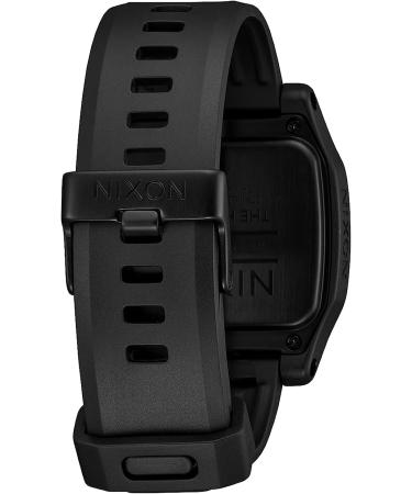 NIXON High Tide A1308 Digital Watch - Unisex Water Resistant Surfing Diving Fishing Watch - 44mm Customizable Face - All Black - Buy Online on GoSupps.com