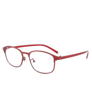BAFAFA Reading glasses with blue light blocking reading aid spring hinge readers for women/men anti-UV/blend-eye load blocker glasses (color: red size: +3.0) +3.0 red