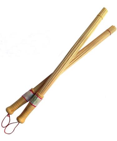 Bamboo Massage Stick with Lanyard - Handheld Manual Massage Tool for Relaxation & Therapy | Shop Internationally - Buy Online on GoSupps.com