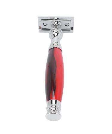 Safety razor professional razor with long handle. Double-edged shaving reusable for daily use