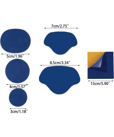 Gissroys Mesh Shoes Hole Repair Self-adhesive Sneaker Hole Repair Sticker Anti-abrasive Quick Repair Shoes Tool Sneaker Hole Insert Black M - Buy Online on GoSupps.com