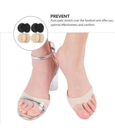 ARTIBETTER Toe Socks - 4 Pairs of Anti-Slip Half Socks for High Heels and Sandals - Buy Online on GoSupps.com