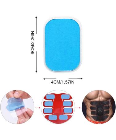 Weddhuis 12-Pack EMS Gel Pads for Abdominal Muscle Trainer | Hydrogel Pads for Six-Pack Trainer & Electrical Muscle Stimulation - Buy Online on GoSupps.com