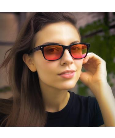SomniLight FL-41 Wayfarer Style Glasses for Light Sensitivity Photophobia & Migraines | International Shipping Available - Buy Online on GoSupps.com