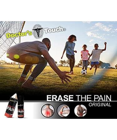 Doctor's Touch Erase The Pain Relief Roll On - Fast Acting Topical Relief for Nerves, Joints & Muscle Soreness - Buy Online on GoSupps.com