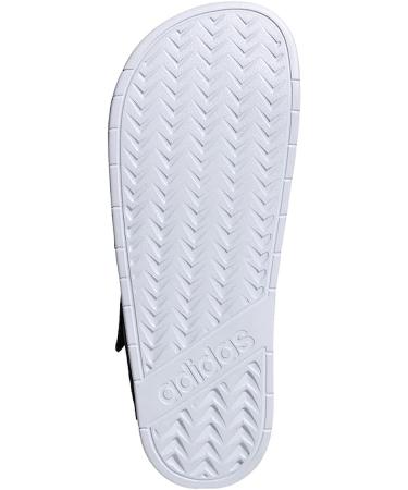 adidas Adilette Sandal Core Black/White - Size 12 Women/11 Men | Unisex-Adult - Buy Online on GoSupps.com
