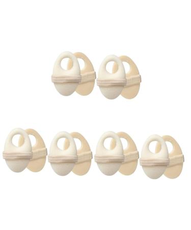 FOMIYES 6 Pairs Toe Corn Stickers Feet Corns Pad Feet Pad Daily Use Toe Pads Remover Cushion Corn Plaster with Hole Corn Pads Supplies Men and Women Foam Portable