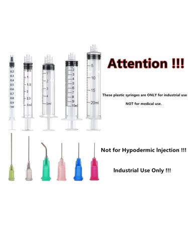 Large Syringes with Blunt Tip Needles and Caps - Ideal for Lip Gloss, Epoxy Resin, and More - 30ml, 60ml, 100ml Sizes Available - Buy Online on GoSupps.com