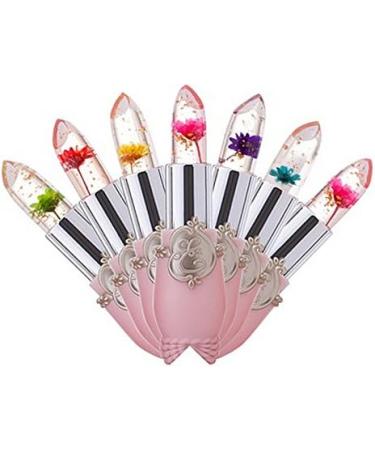 Beauty Flower Crystal Jelly Lipstick Temperature Change Color Lip Balm red - Buy Online on GoSupps.com