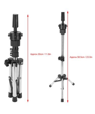 Adjustable Hair Shop Window Puppet Doll Head - Silver | Ideal for Hairstylists & Beauty Students - International Shipping Available - Buy Online on GoSupps.com