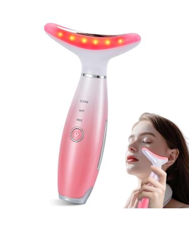 LATME Facial Massager Neck Face Massager Tool 3 Mode Massage with Heat Portable Beauty Instrument for Skin Care Women Gift