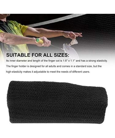 10pcs Stretchy Finger Protector Sleeves for Arthritis & Sports | Basketball Football Badminton Baseball - Black - Buy Online on GoSupps.com