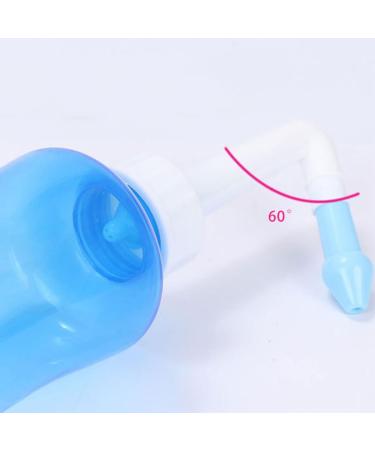 Sinus Rinse Bottle & Nasal Irrigation Kit - Pressure Wash Cleaner for Adults & Kids | International Shipping Available - Buy Online on GoSupps.com