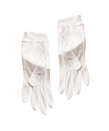 Angoily Mittens 1 Pair Grooming Gloves Knit Gloves Hand Accessory Dry Hands Lotion Moisturizing Gloves Multi-Function Lotion Gloves Beauty Products Multifunction White Silk White Mittens