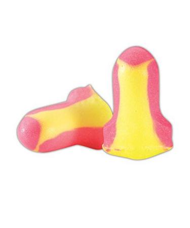 Howard Leight LL-1 Laser Lite Disposable Uncorded Foam Earplugs Polyurethane Foam One Size Pink/Yellow (Pack of 200)