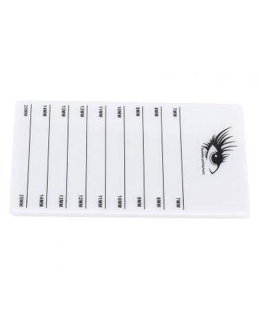 Premium Eyelash Extensions Tray - 7-15mm Lightweight Acrylic Eyelash Grafting Board & Storage Box for Professional Use - Buy Online on GoSupps.com