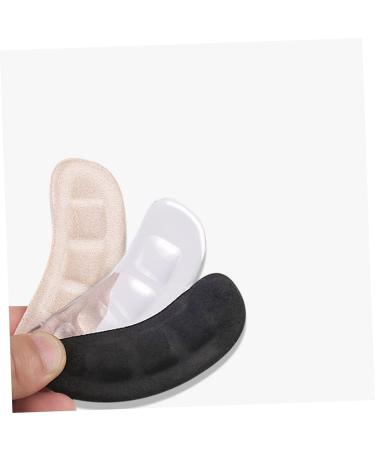 4 Pairs Non-Slip Stickers for Shoes - Self-Adhesive Anti-Slip Heel & Metatarsal Pads - Breathable Flannel Insert Transparent 8.3x2.8cm - Buy Online on GoSupps.com