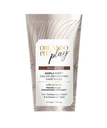 ORLANDO PITA PLAY Ampli-Tint Color Deposit Hair Mask - Brunette - 4 Fl Oz.
