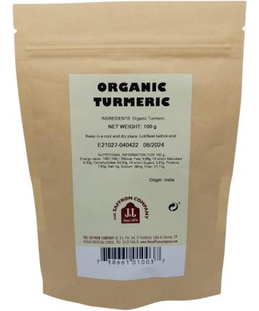 Organic Turmeric Powder 100g - Premium Haldi Powder - Natural Source of Curcumin from India - Buy Online on GoSupps.com