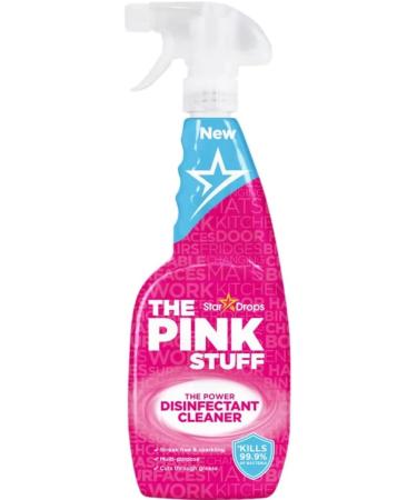 The Pink Stuff The Power Disinfectant Cleaner Multi Purpose Cleaning Spray 2Pk x 750ml + The Pink Stuff The Miracle Toilet Cleaner Gel 2Pk x 750ml + Our Gift for You: Organza Bag Size: 9x7x0.1cm - Buy Online on GoSupps.com