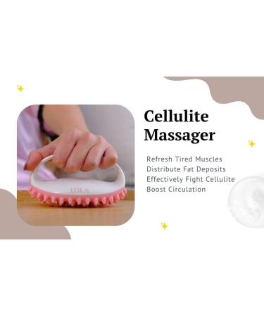 Lola Beauty Care Silicone Anti Cellulite Massager | Shower Scrubber & Remover - Exfoliate, Improve Circulation - Buy Online on GoSupps.com