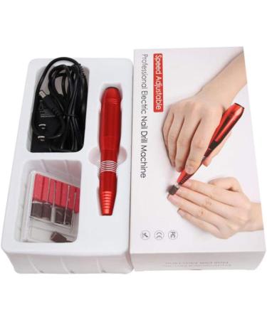 Electric Nail Files 6 in 1 Portable Pen Shaped Electric Manicure Pedicure Set with Polishing Tools for Acrylics Gels Callus Removing Nail Buffer Manicure Pedicure Poli - Buy Online on GoSupps.com