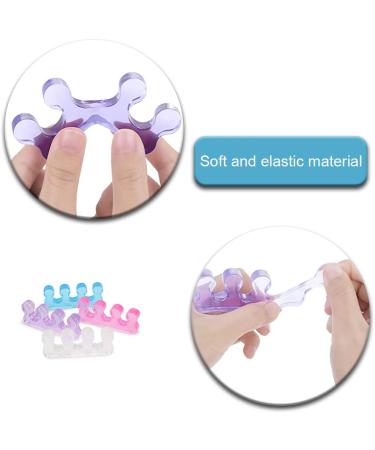 YUANHONGJIAN 4 Pairs Gel Toe Separator for Pedicure & Manicure - Toe Stretcher & Spacer for Men and Women - Buy Online on GoSupps.com