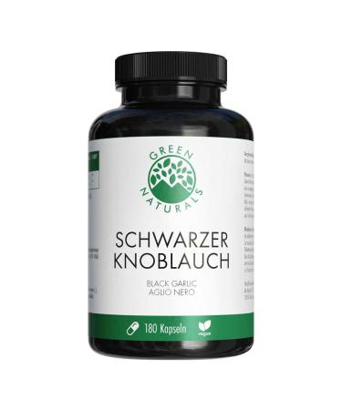 Green Naturals Black Garlic 750mg Vegan Capsules 180 pcs