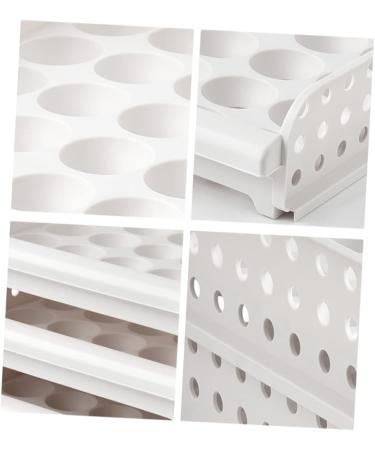 DOITOOL Box 30 Egg Container Stackable Egg Tray Deviled Egg Carrier Container Food Storage Box With Cover As Shown 33X26.5X14.3cm - Buy Online on GoSupps.com