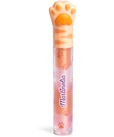 MARTINELIA - Cat Paw Gloss For Kids - Flavored Lip Gloss For Girls - Non-Toxic Kids Makeup - Random Pattern Coconut Peach Strawberry & Blueberry - 1 Unit - Buy Online on GoSupps.com