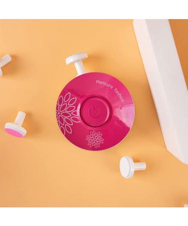 Electric Children Nail File & Safe Nail Cutter Manicure Set - 6 Interchangeable Grinding Heads for Kids & Adults - Red - Buy Online on GoSupps.com