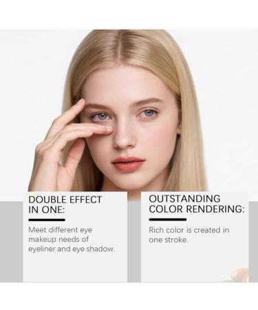 Lusglow Shadow Liner 2in 1 Eyeliner Eyeshadow Chiura Eyeshadow 2in1 Eye Makeup Eyeliner Smudge Resistant Soft and Smooth Application Black - Buy Online on GoSupps.com