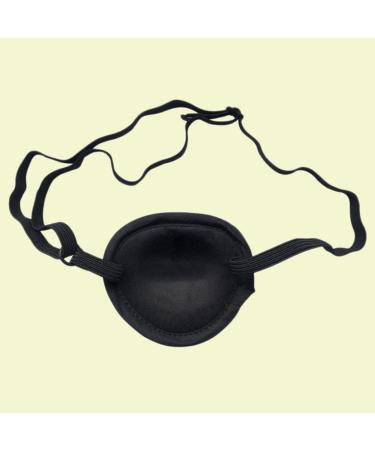 FRCOLOR Amblypia Eye Patch - Black Single Eye Mask for Adults & Kids | Elastic Blindfolds for Lazy Eye & Pediatric Use - Buy Online on GoSupps.com