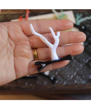 hgnxa Festive Dragon Horn Hair Clip Barrettes New Year Cosplay Masquerade Headwear Accessories Stylish Photo Props Gradient coffee - Buy Online on GoSupps.com