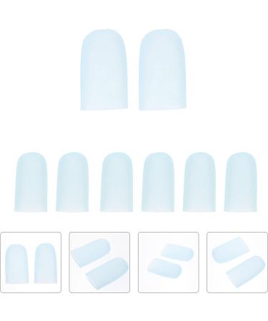 8 Pairs of Silicone Toe Spreaders for Calluses and Corns - Breathable and Stretchy Toe Sleeves for Pain Relief - 5.6x2cm - Buy Online on GoSupps.com