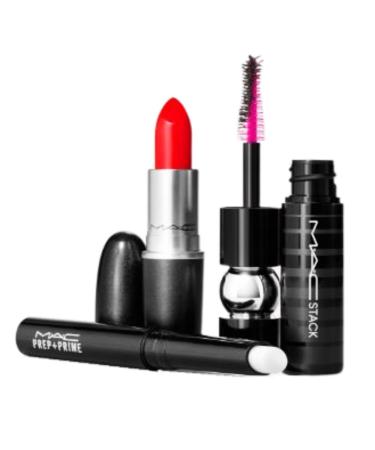 Buy MAC Lashes to Lips Kit: Red International Shipping Available | Top Quality Makeup - Buy Online on GoSupps.com