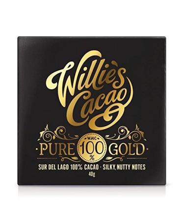 Pure Cocoa 100% Gold From Willie On Del Lago Cocoa 40G