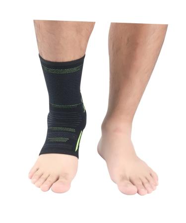 Buy Silicone Ankle Brace - Plantar Support & Warmers for Men | Fitness & Sports Ankle Guard - 1pc Black 24x11cm - Buy Online on GoSupps.com
