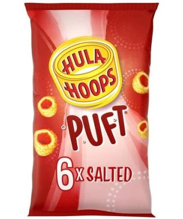 Hula Hoops Crisps Bundle Containing Hula Hoops Puft Salted x6 Hula Hoops Puft Salt & Vinegar x 6 Hula Hoops Puft Beef x 6 - Buy Online on GoSupps.com