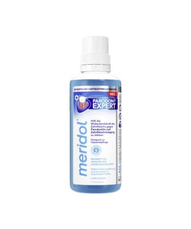 Meridol Mouth Rinse Parodont Expert 400ml - Antibacterial Gum Care for Periodontitis & Gum Health | Buy 3-Pack Online - Buy Online on GoSupps.com