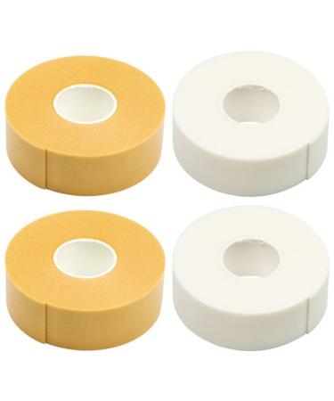FOMIYES 4 Rolls Eyelash Stickers lash Pads Tape Eyelash Grafting Tape Eye Skin Tape micropore Fabric Tape Under Eye Pads for lash Extensions White Out Tape Adhesive Foam Miss microporous