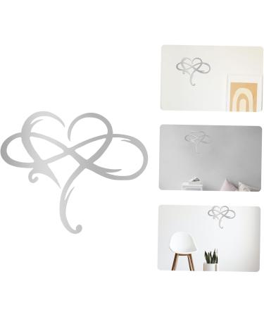 ORFOFE 1pc Wrought Iron Heart Pendant Home Decor Iron Pendant Garden Wall Craft Decor Wall Decoration Rural 35x28.5cm Silver - Buy Online on GoSupps.com