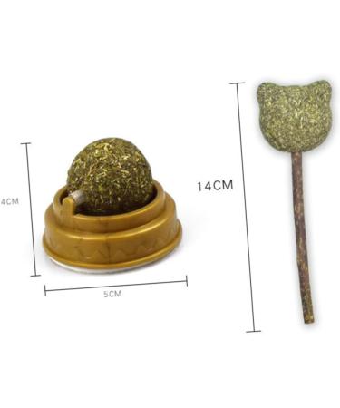 FOMIYES 4pcs Pet Toy Pet Treats Silvervine Cat Toy Cat Treats Cat Ball Lollipop Teething Stick Chew - Buy Online on GoSupps.com