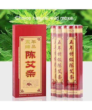 Moxa Rolls for Pain Relief - 10pcs Pure Moxibustion Sticks for Health Care | Ideal for Ages 5+ - Buy Online on GoSupps.com
