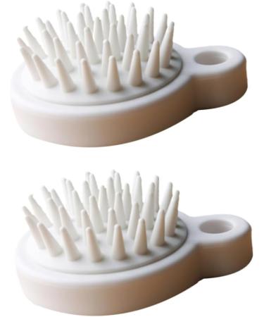 Magiclulu 4-Piece Hair Washing Scalp Massage Brush Set Navy Cleaning Scrubbers for Scalp Stimulation & Hair Care - Buy Online on GoSupps.com