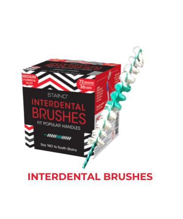 Staino Interdental Brush Refills - Ultra Cylindrical - 36 Brush Units for Effective Oral Care | International Shipping - Buy Online on GoSupps.com