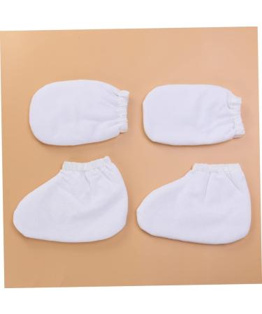 CANIGHT 2Paires Gants de Paraffine ponge pour Thermique Mains Blancs pour Spa et Bain de Cire - Buy Online on GoSupps.com