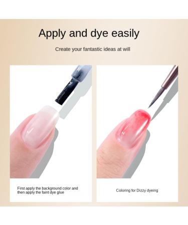 15ml DIY Manicure Tool Flower Effect Soak Off Watercolor Ink Marble Effect Nail Lacquer Blooming Gel Nail Polish - (Color: A) - Buy Online on GoSupps.com